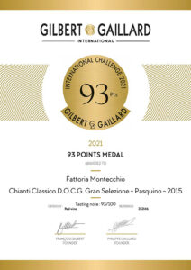 gilbert gaillard 2021 Chianti classico pasquino 2015